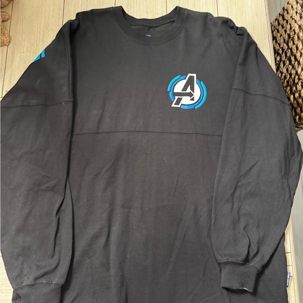 Marvel Black Avengers Long Sleeve Tee